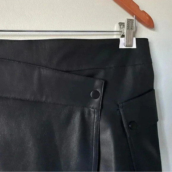 bishop + young | Vegan Leather Margarita  Wrap Skirt - Picture 5 of 13